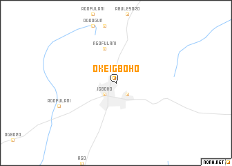 map of Oke Igboho