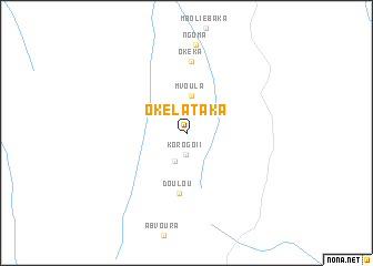 map of Okélataka