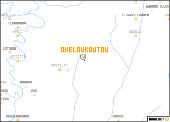 map of Okéloukoutou