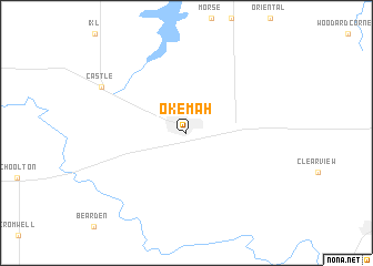 map of Okemah