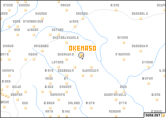 map of Okemaso