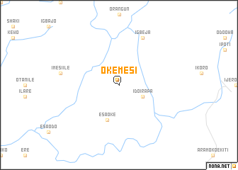 map of Oke Mesi
