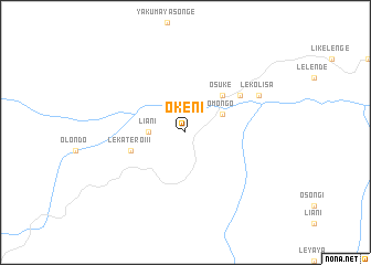 map of Okeni