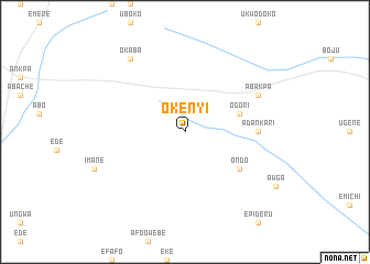 map of Okenyi