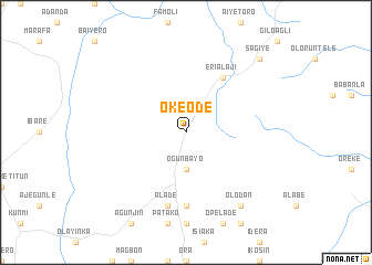 map of Oke Ode