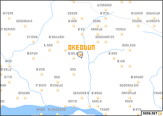 map of Oke Odun