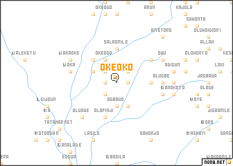 map of Oke Oko