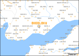 map of Oke Oloku