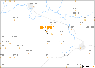 map of Oke Osin