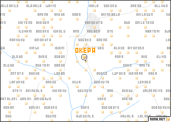 map of Okepa