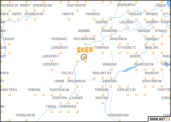 map of Ô Kép