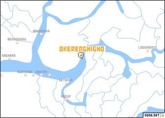 map of Okerenghigho