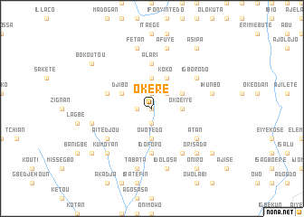 map of Okere