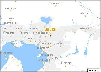 map of Økern