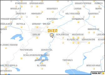 map of Oker