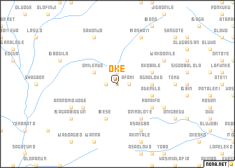 map of Oke