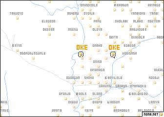 map of Oke