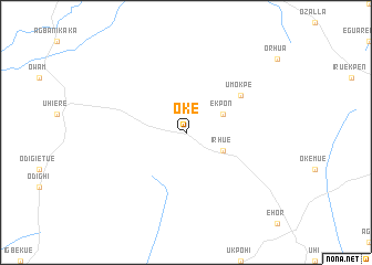 map of Oke