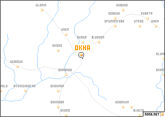 map of Okha