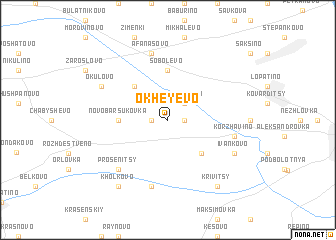 map of Okheyevo