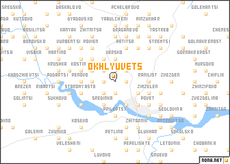 map of Okhlyuvets