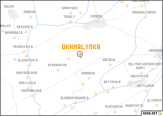 map of (( Okhmalynka ))