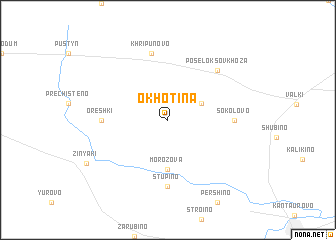 map of Okhotina