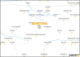 map of Okhotniki