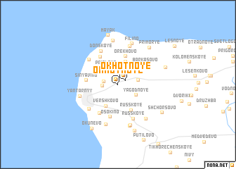 map of Okhotnoye