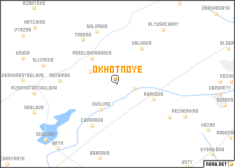 map of Okhotnoye