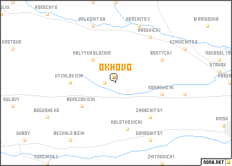 map of Okhovo