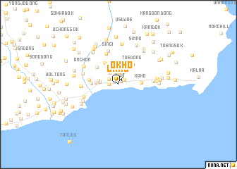 map of Okho