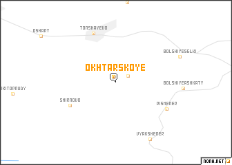 map of Okhtarskoye