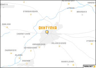 map of Okhtyrka