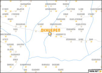 map of Okhuepen