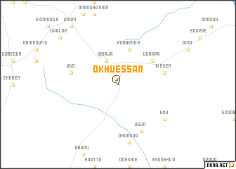 map of Okhuessan