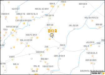 map of Okia