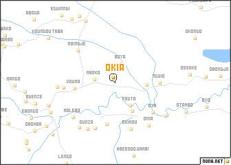 map of Okia