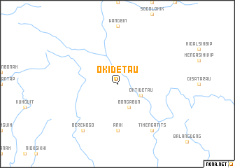 map of Okidetau