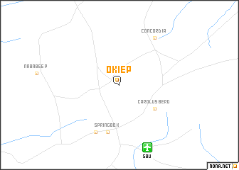 map of Okiep