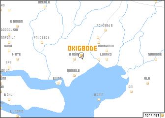 map of Oki Gbode