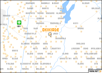 map of Okikiade