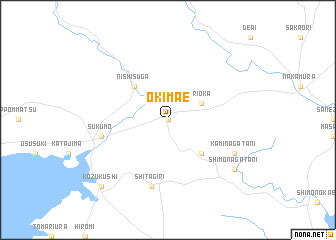 map of Okimae
