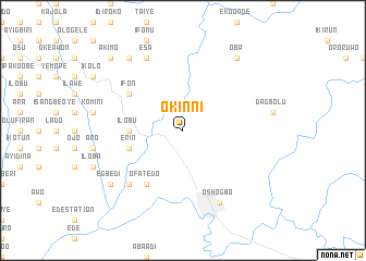 map of Okinni