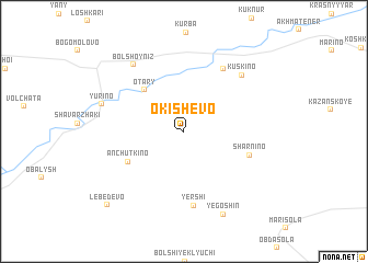 map of Okishevo