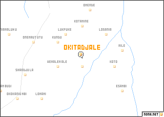 map of Okitadjale