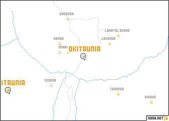 map of Okita-Unia