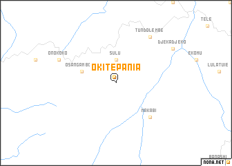 map of Okite Pania