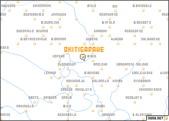 map of Okiti Garawe