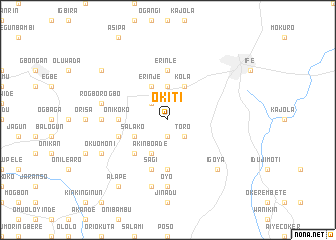 map of Okiti